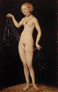 CRANACH, Lucas the Elder Venus (nn03) oil on canvas